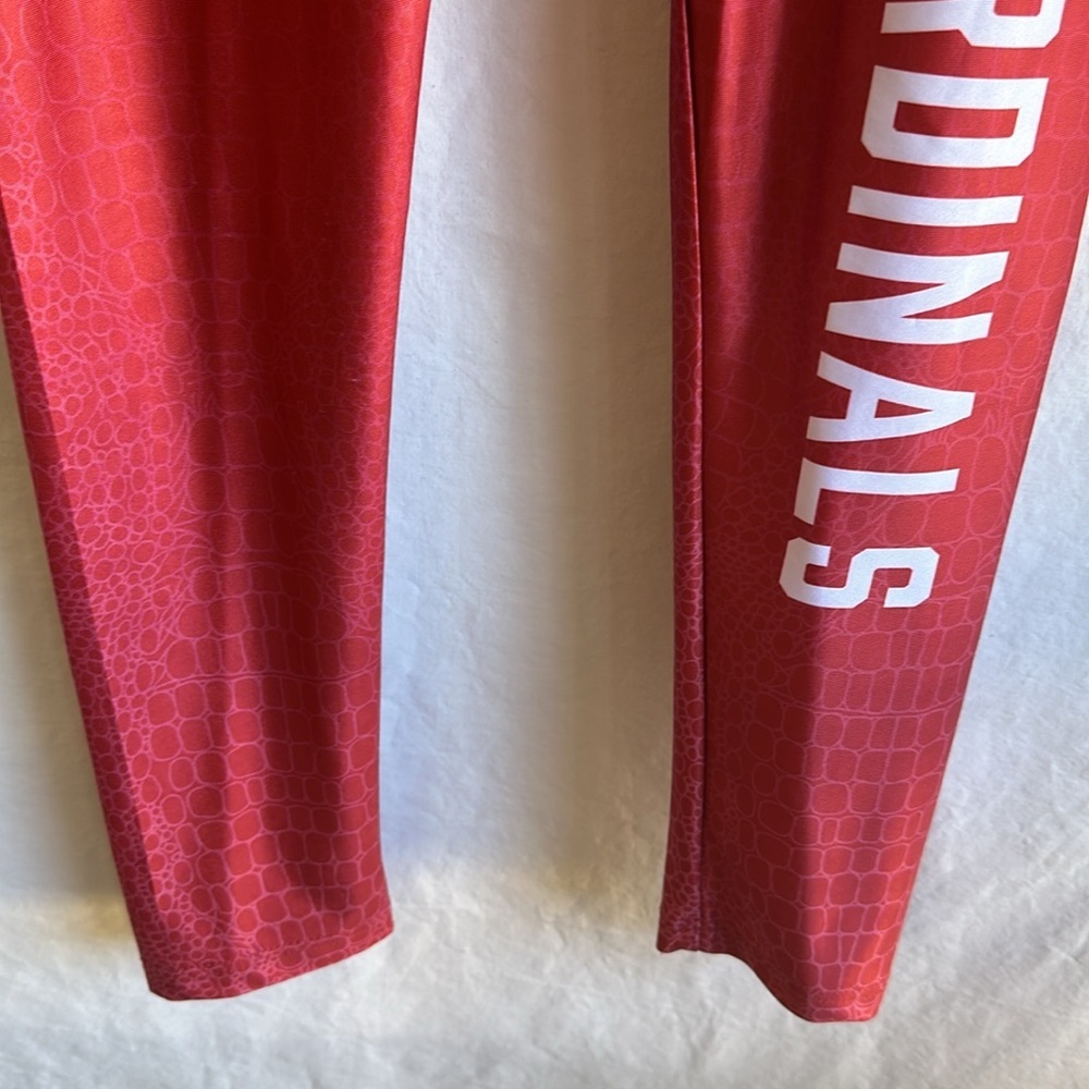 NFL Team Apparel Zubaz red Arizona Cardinals leggings, size L - Picture 4 of 9